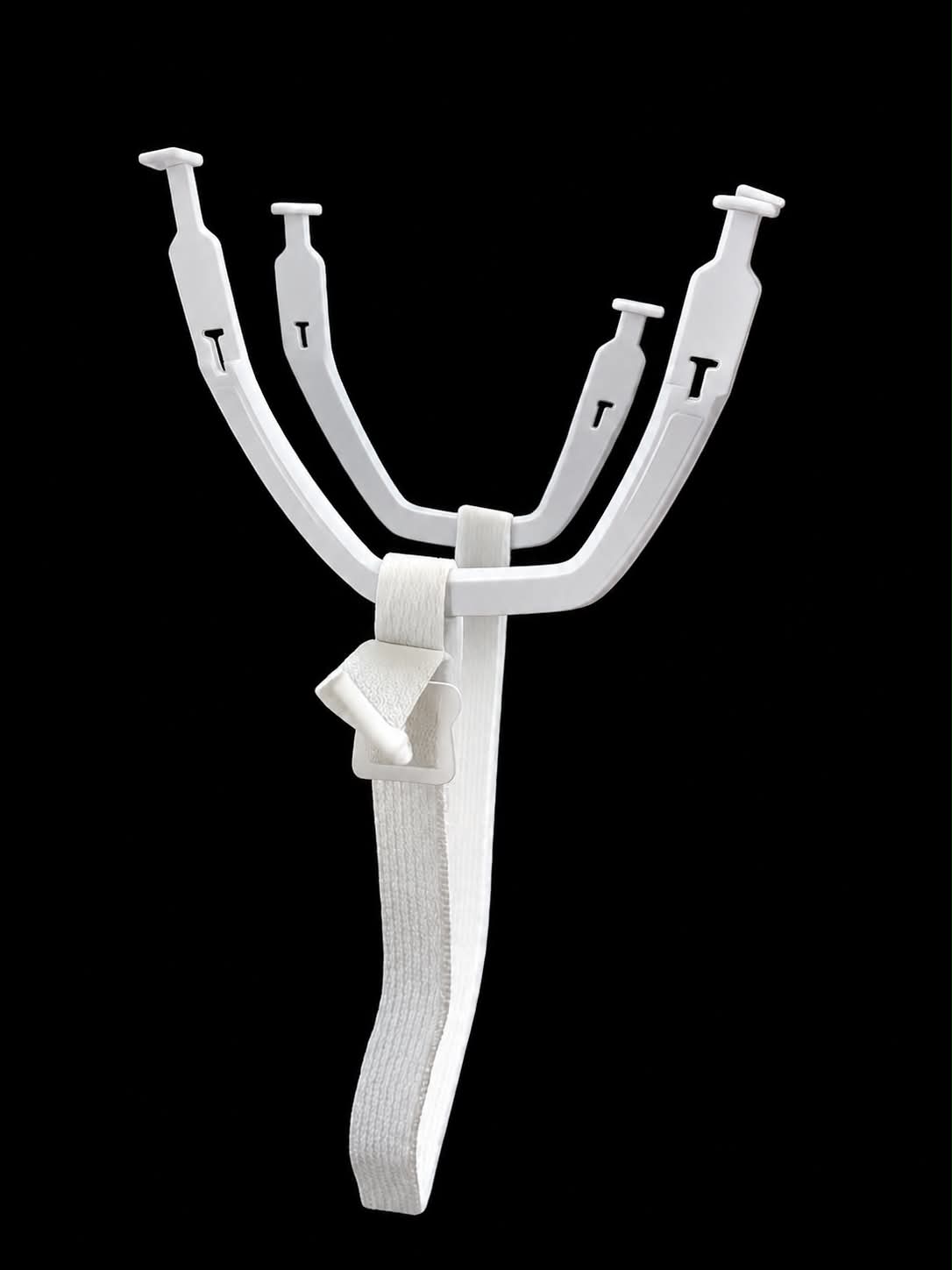 WHITE HOCKEY HELMET STRAPS / SANGLES CASQUE HOCKEY BLANCHES